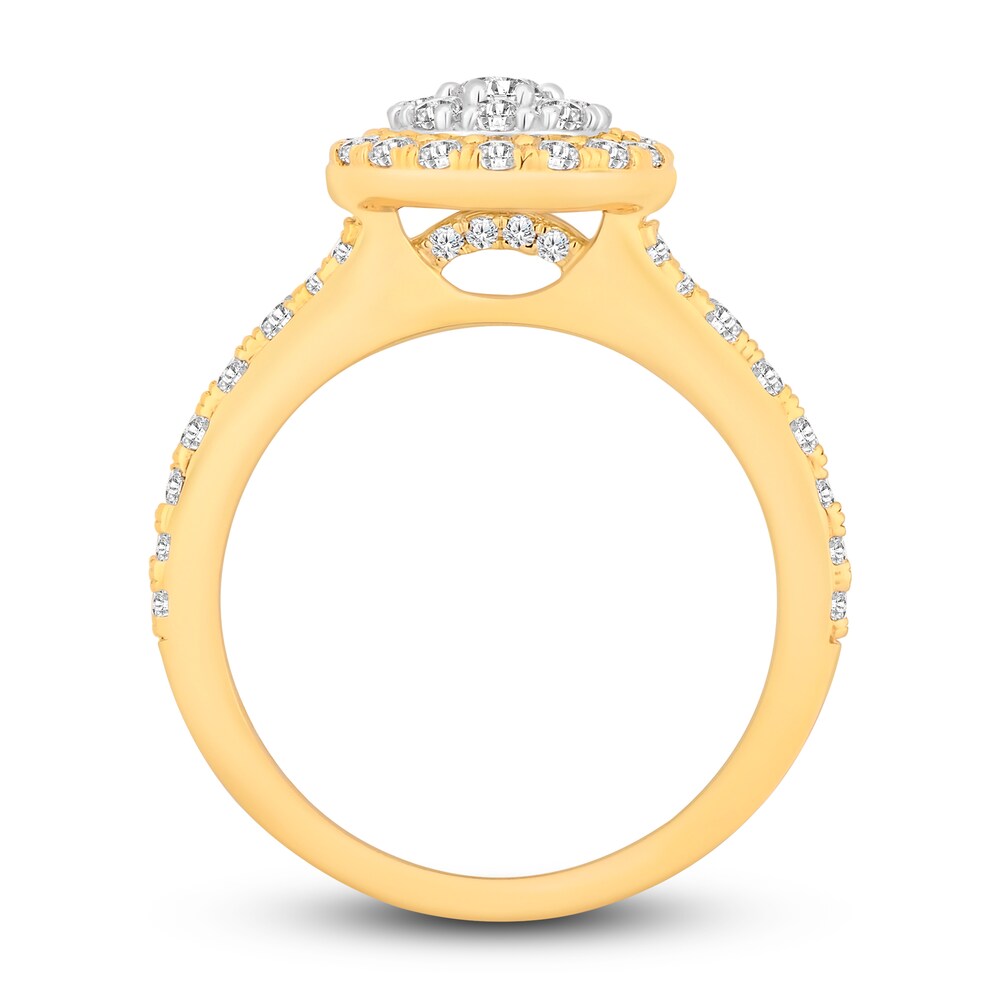 Diamond Engagement Ring 1 ct tw Round 14K Yellow Gold UOuLWsUb