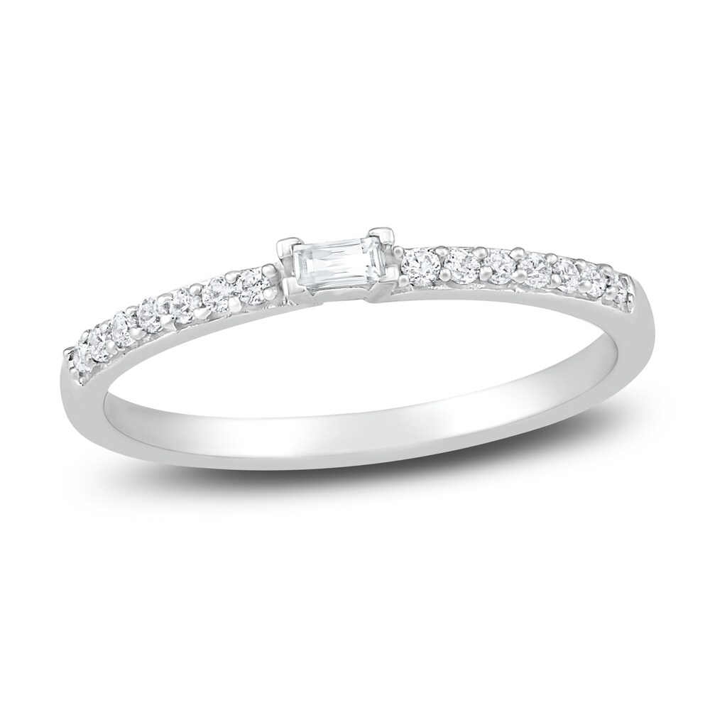 Diamond Promise Ring 1/8 ct tw Round Sterling Silver UoLQ0iu7 [UoLQ0iu7]