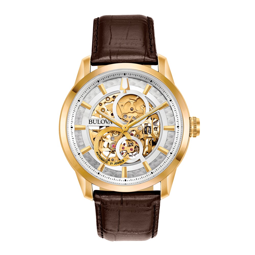 Bulova Sutton Automatic Men's Watch 97A138 WtsPVIsh