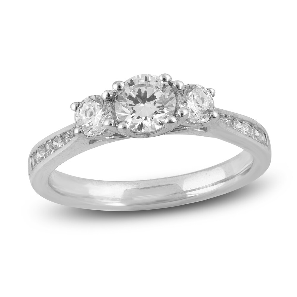 Diamond Engagement Ring 1 ct tw Round 14K White Gold XYGJPRvp