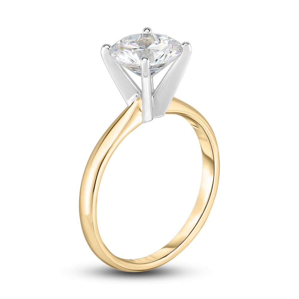 Diamond Solitaire Ring 7/8 ct tw Round 14K Yellow Gold (I1/I) XjkiRXR5