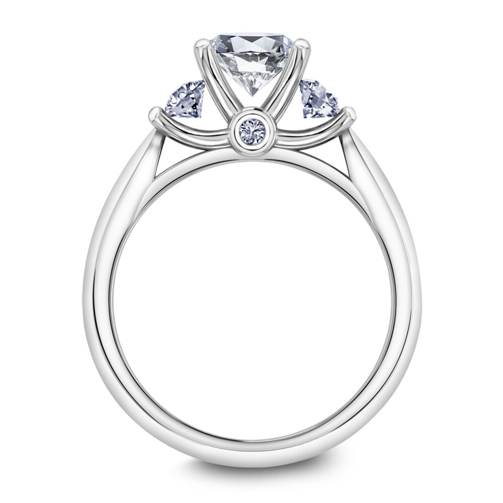 Scott Kay Ring Setting 1/3 ct tw Round-cut 14K White Gold YJgloCLc