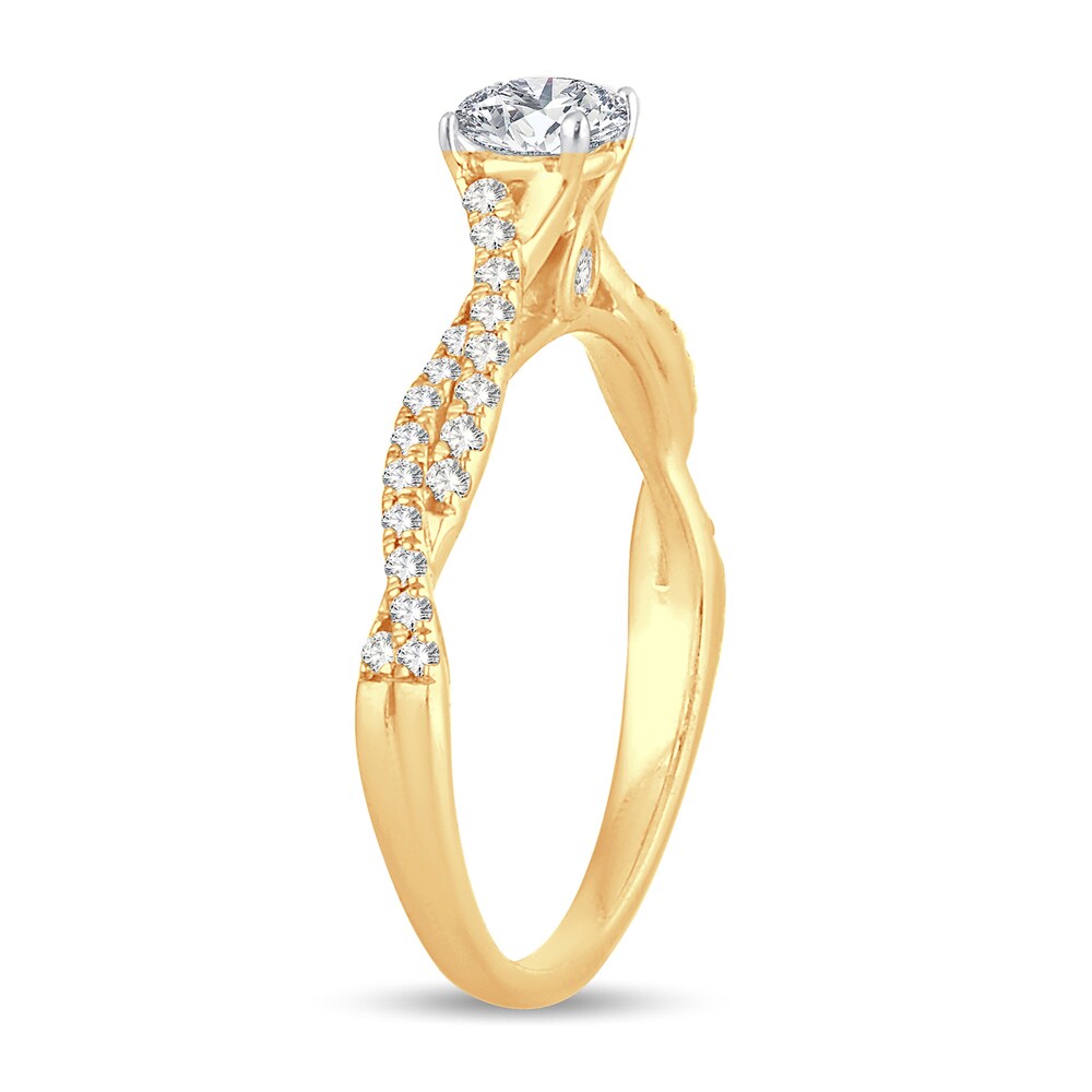 Diamond Ring 1/2 ct tw Oval 14K Yellow Gold Z11EaIWI