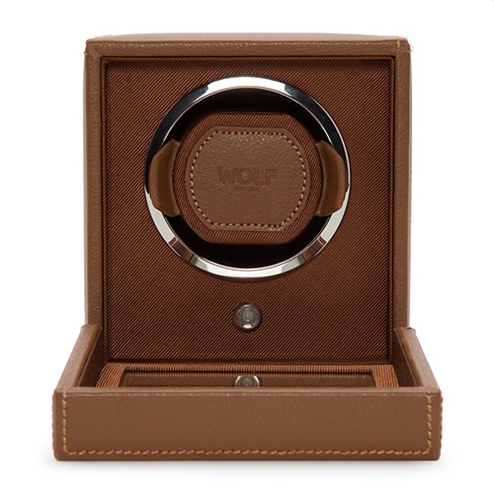 WOLF Cub Single Watch Winder with Cover Z6GevUaw
