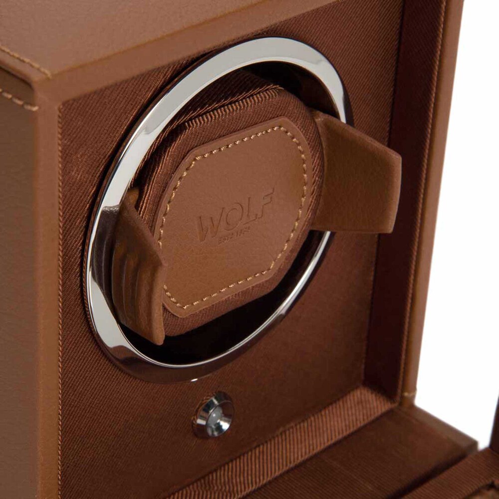 WOLF Cub Single Watch Winder with Cover Z6GevUaw