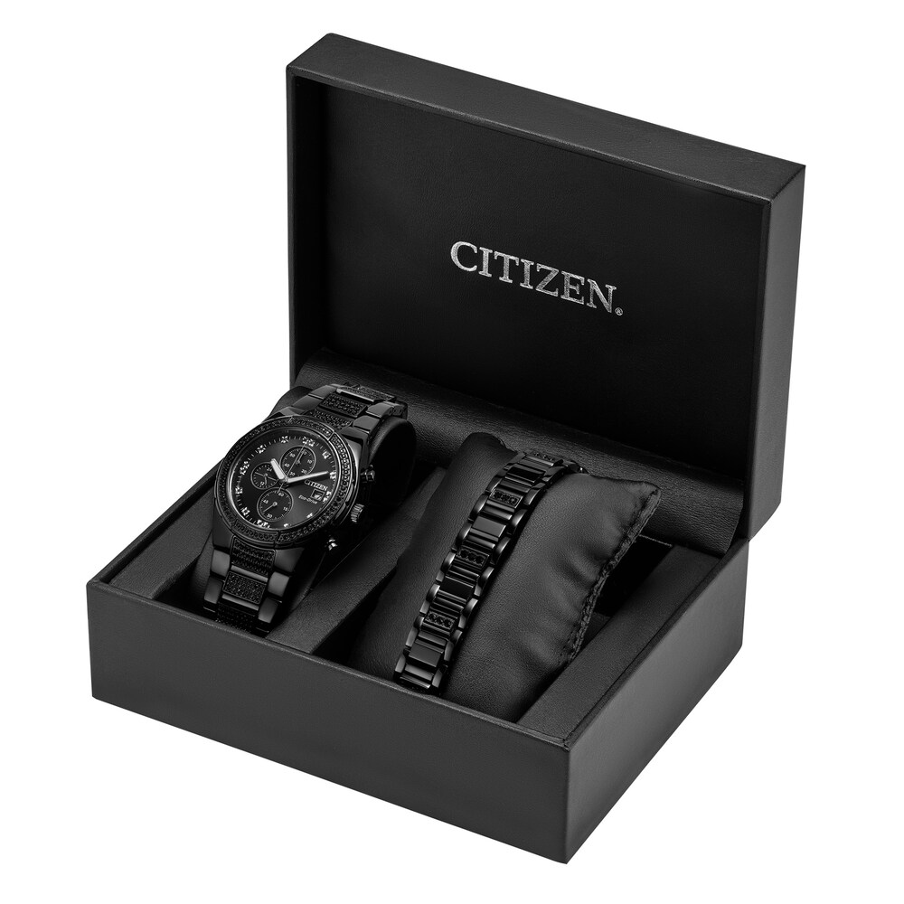 Citizen Crystal Men's Watch Boxed Set CA0755-68E ZNyxfceo