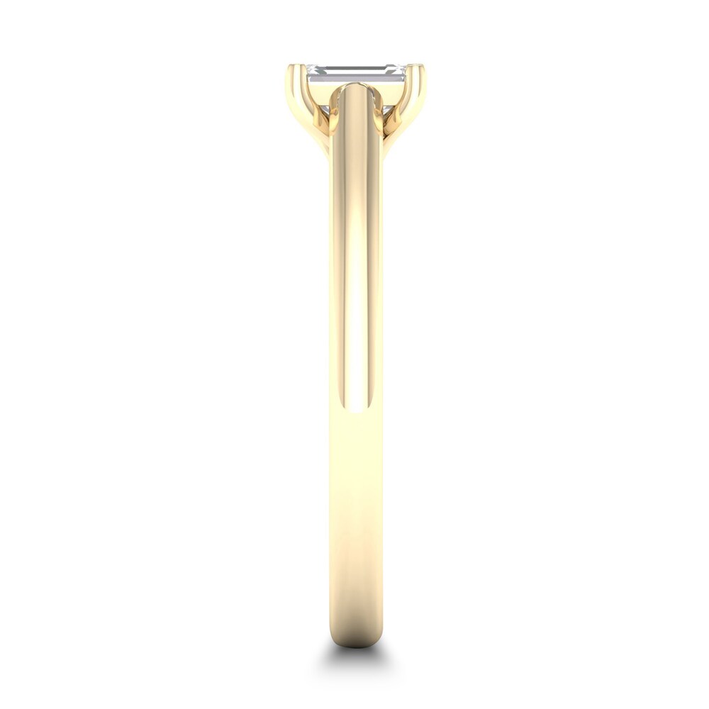 Diamond Solitaire Ring 1/3 ct tw Emerald-cut 14K Yellow Gold (SI2/I) ZtDhGnE9