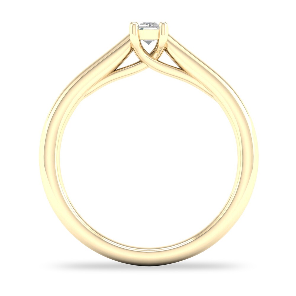 Diamond Solitaire Ring 1/3 ct tw Emerald-cut 14K Yellow Gold (SI2/I) ZtDhGnE9