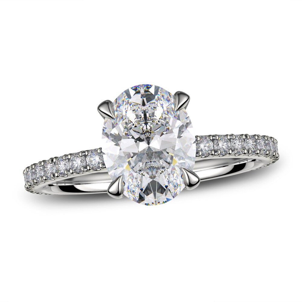 Michael M Diamond Engagement Ring Setting 1/3 ct tw Round 18K White Gold (Center diamond is sold separately) a4FUQH4H [a4FUQH4H]