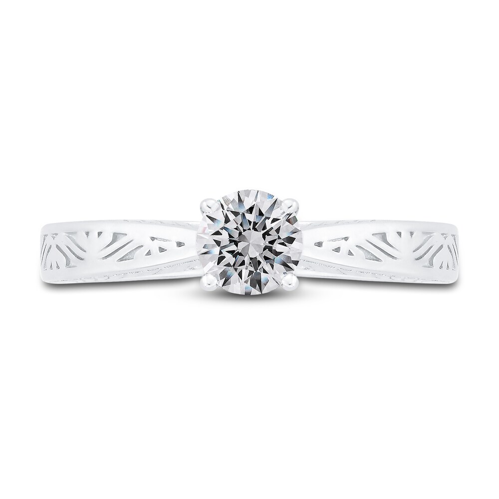 Diamond Engagement Ring 3/8 ct tw Round 14K White Gold (I1/I) bHiIsKf7