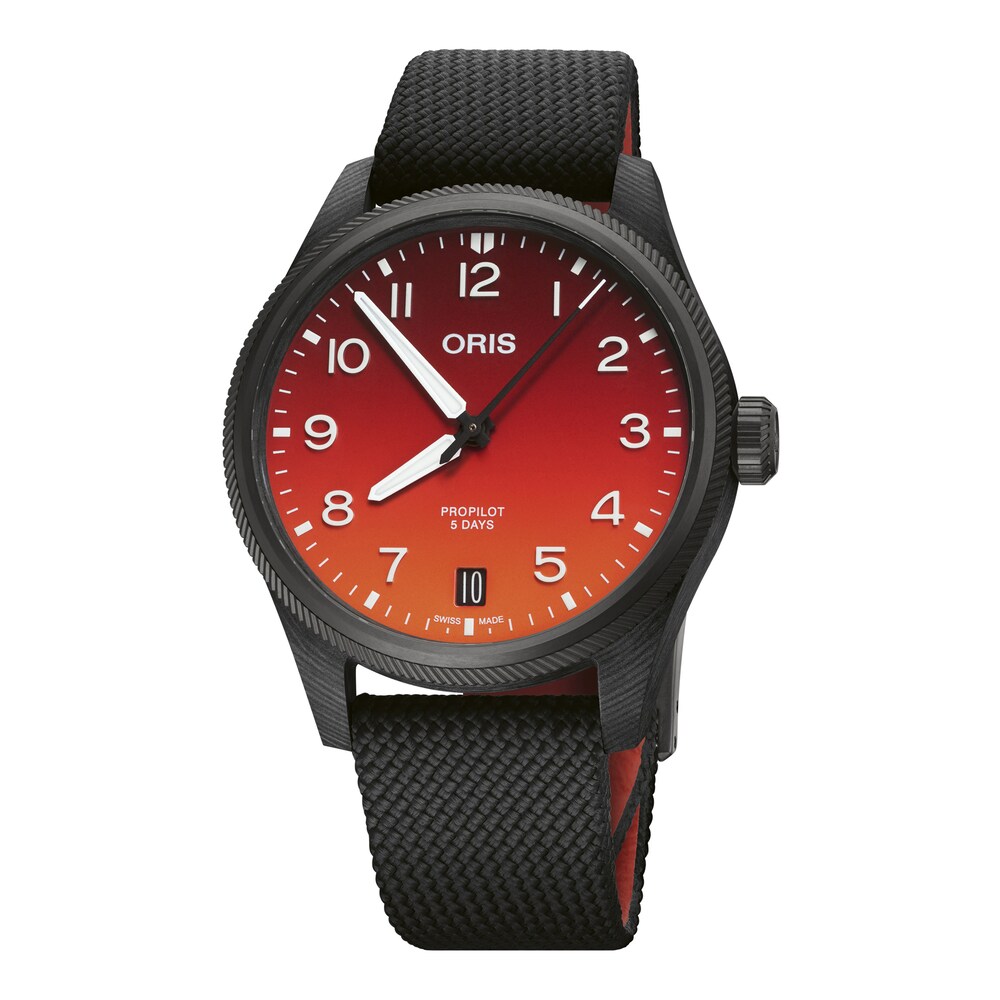 Oris Big Crown Pro Pilot Men's Watch 01 400 7784 8786-SET bTthblLf