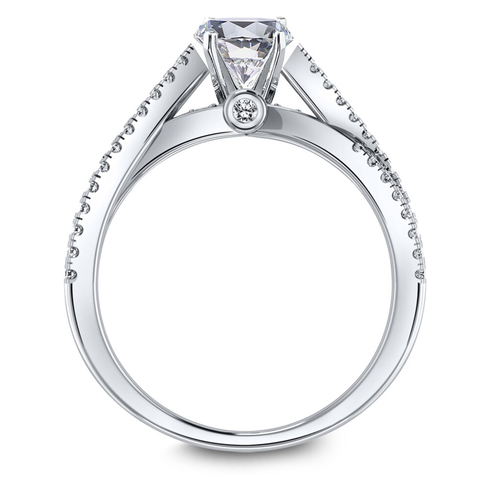 Scott Kay Diamond Ring Setting 1/4 ct tw Round 14K White Gold bVKbukcU