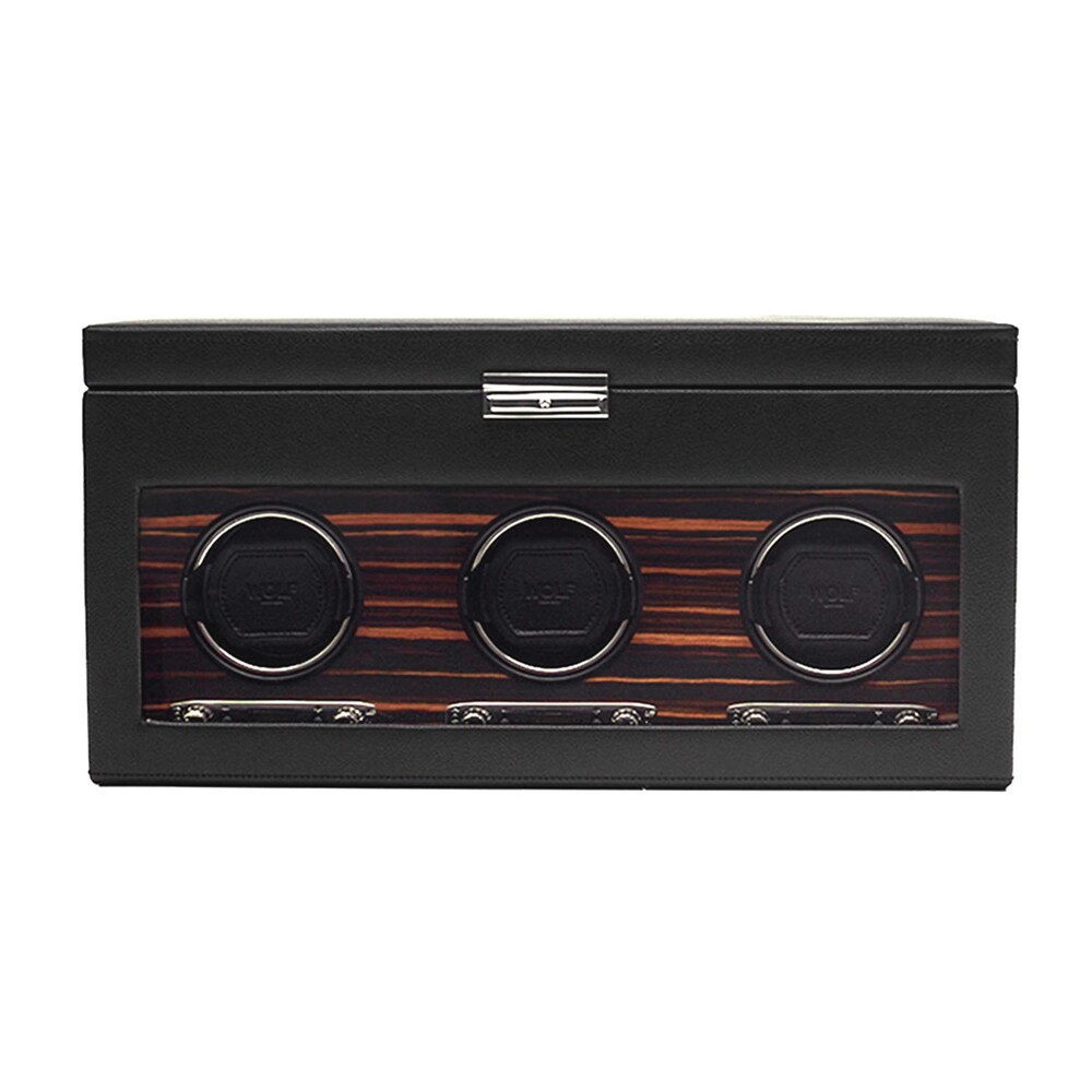 WOLF Roadster Triple Watch Winder with Storage cBXhcpT9 [cBXhcpT9]