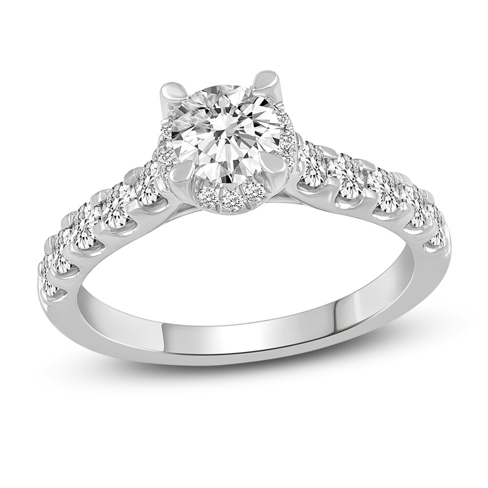 Diamond Bridal Set 2 ct tw Round 14K White Gold diKzGhMh