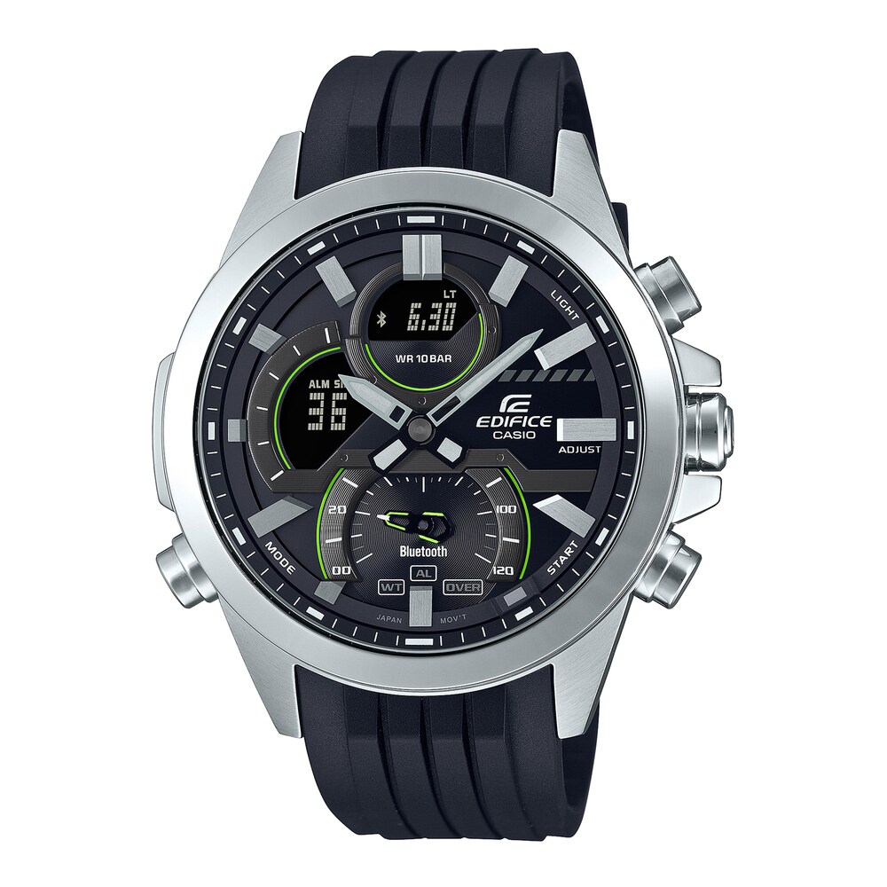 Casio EDIFICE Men's Watch ECB30P-1AV e5vOG9C7