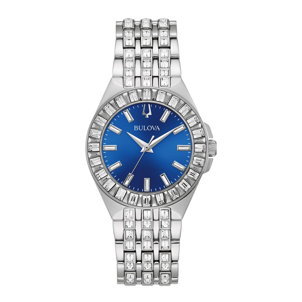 Bulova Crystal Women's Watch 96L290 eAXmNS8H