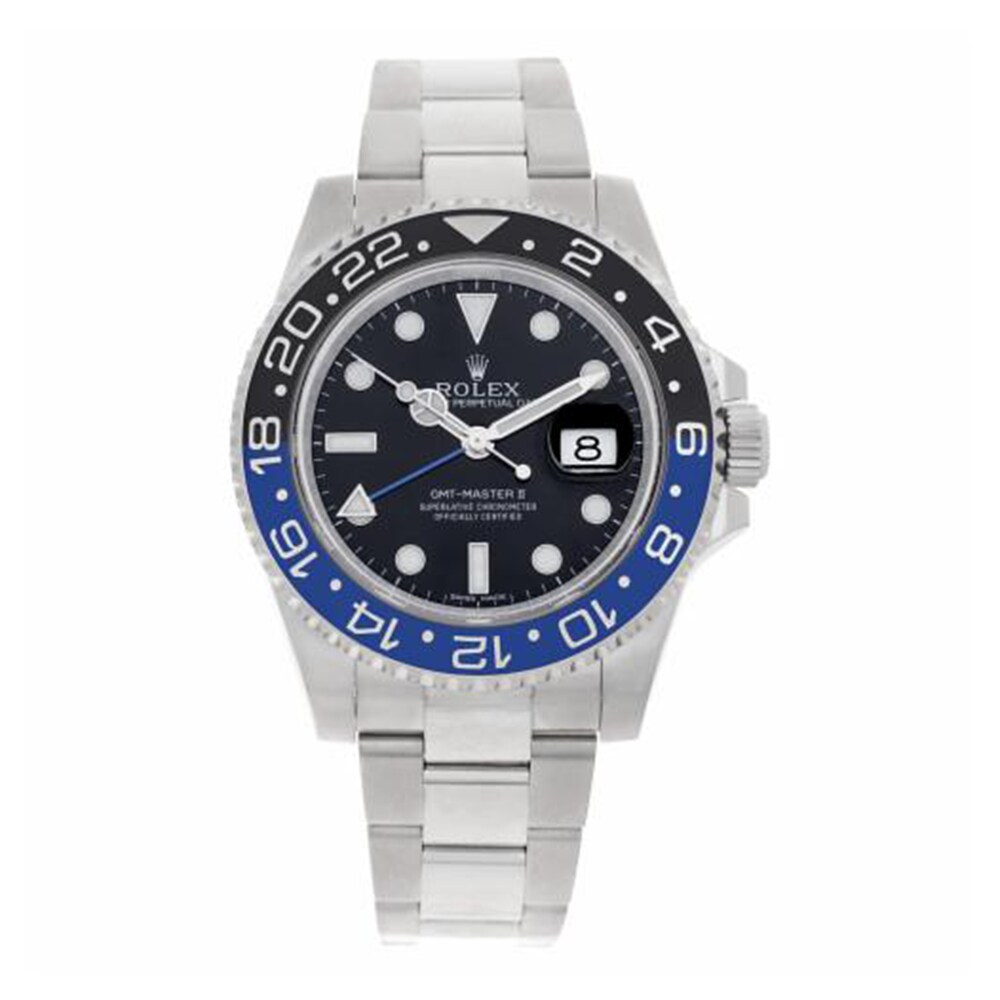 Previously Owned Rolex GMT Master II Men's Watch ecJhYXer