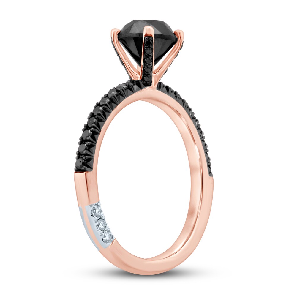 Pnina Tornai Bold Passion Diamond Engagement Ring 1-7/8 ct tw Round 14K Rose Gold fOmvR9iv
