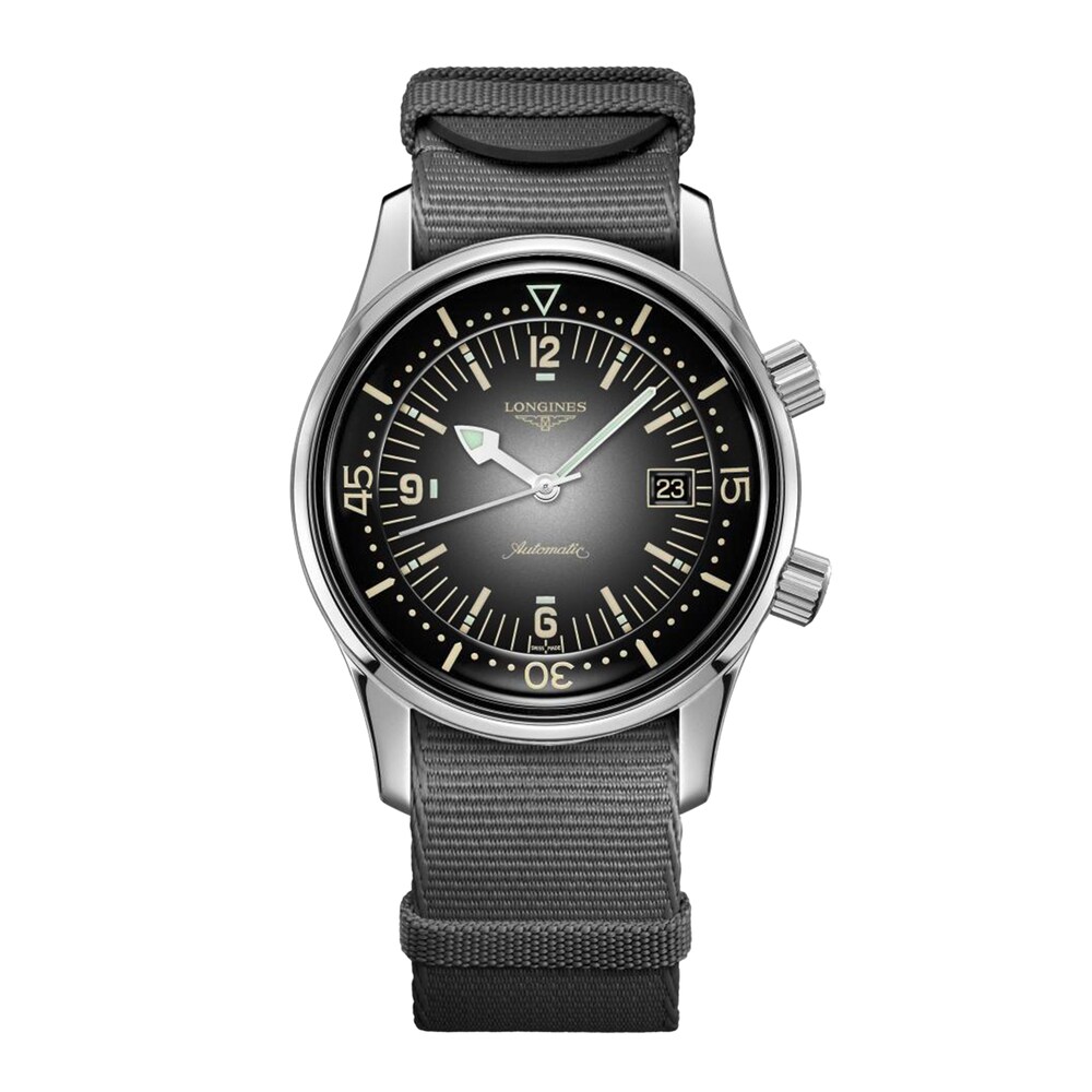 Longines Legend Diver Men\'s Automatic Watch L37744702 gABFbHw5
