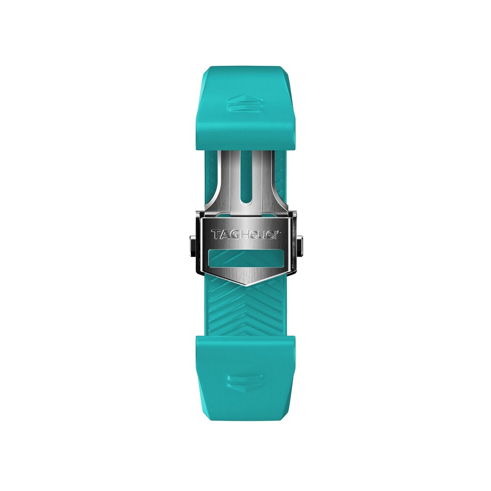 TAG Heuer CONNECTED Teal Rubber Watch Strap 42mm BT6273 gaPiC5wc