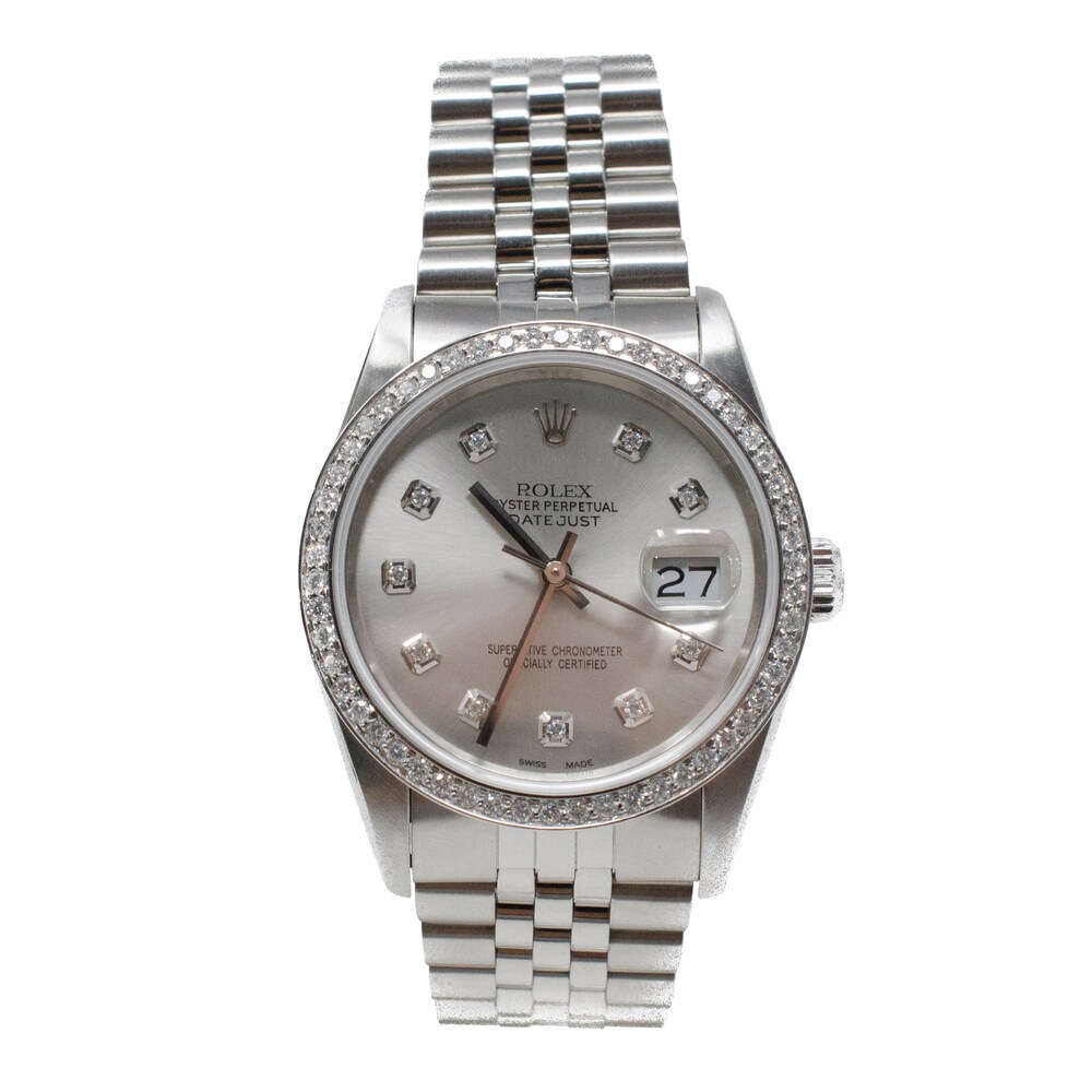 Previously Owned Rolex Datejust Men's Watch hQkLG37D
