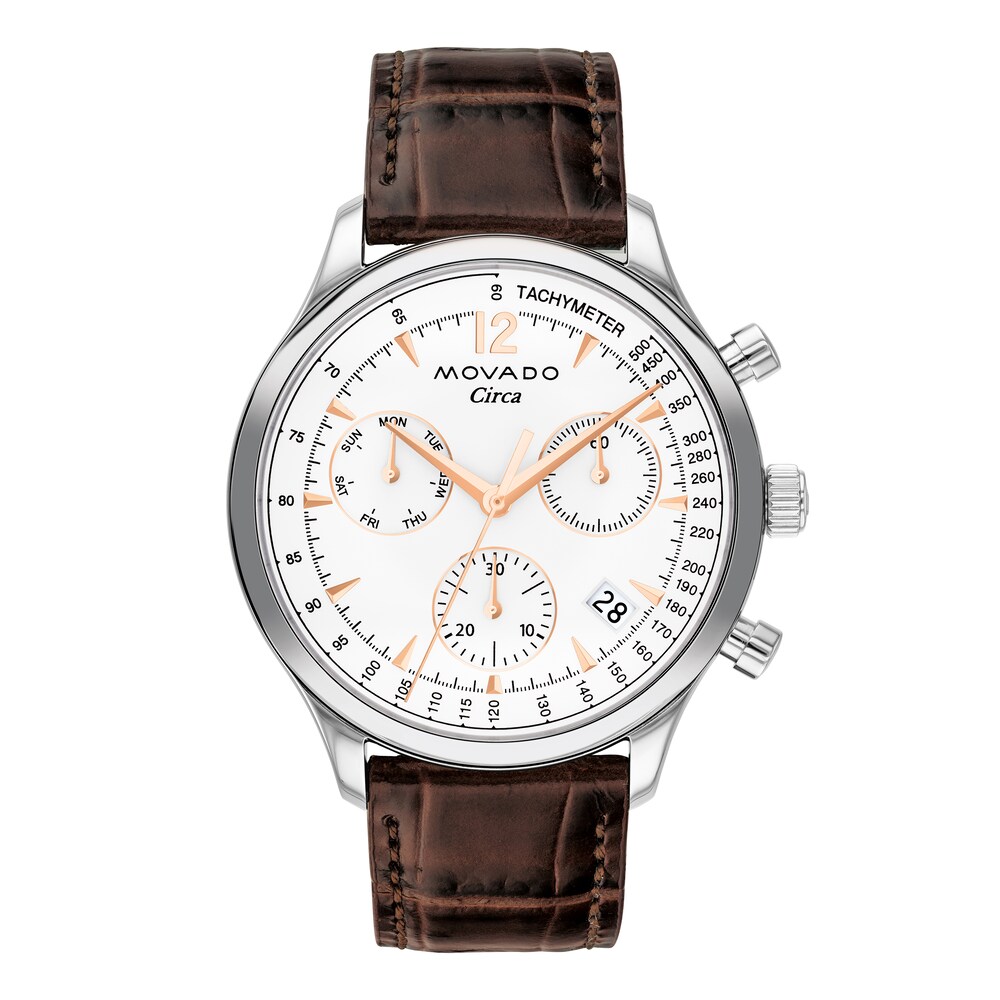 Movado Circa Men's Chronograph Watch 3650108 hqKukVJD