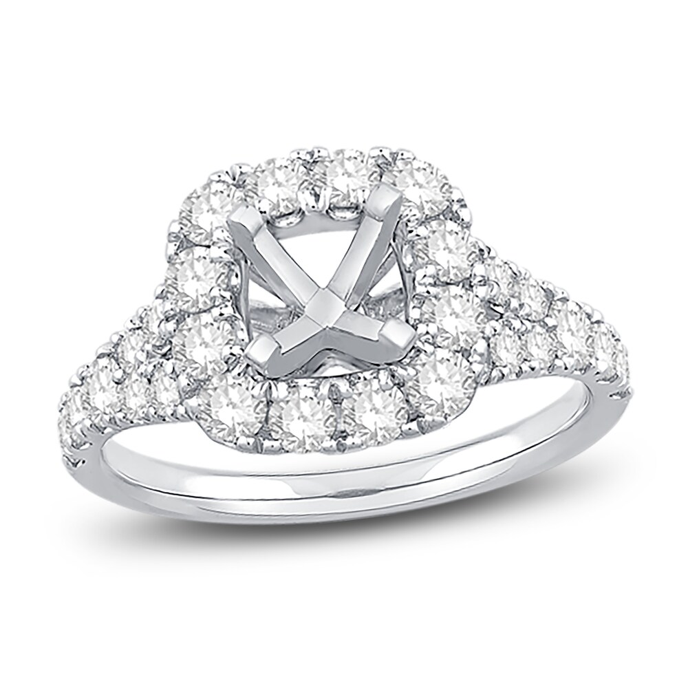 Engagement Ring 1-1/5 ct tw Round Platinum iEth6XnE