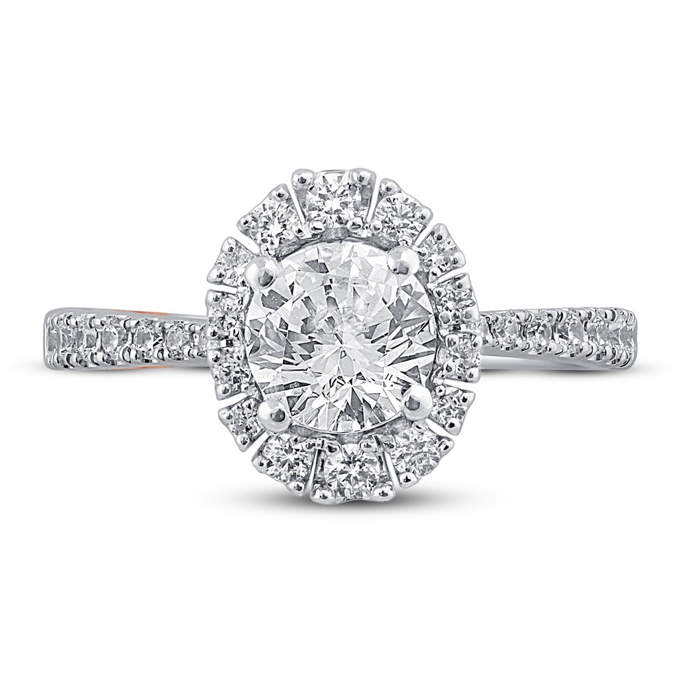 Pnina Tornai Ray of Light Diamond Engagement Ring 1-3/8 ct tw Round 14K White Gold iyjQepez