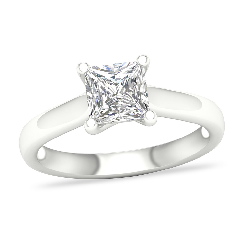 Diamond Solitaire Ring 1-1/2 ct tw Princess-cut 14K White Gold (SI2/I) jt3x0gF2