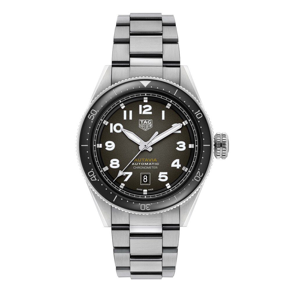 TAG Heuer AUTAVIA Calibre 5 Chronometer Men's Watch WBE5114.EB0173 kor8zMpt
