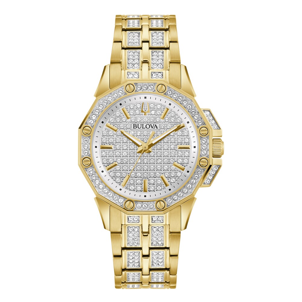 Bulova Octava Crystal Women\'s Watch 98L302 lC2FnG1z