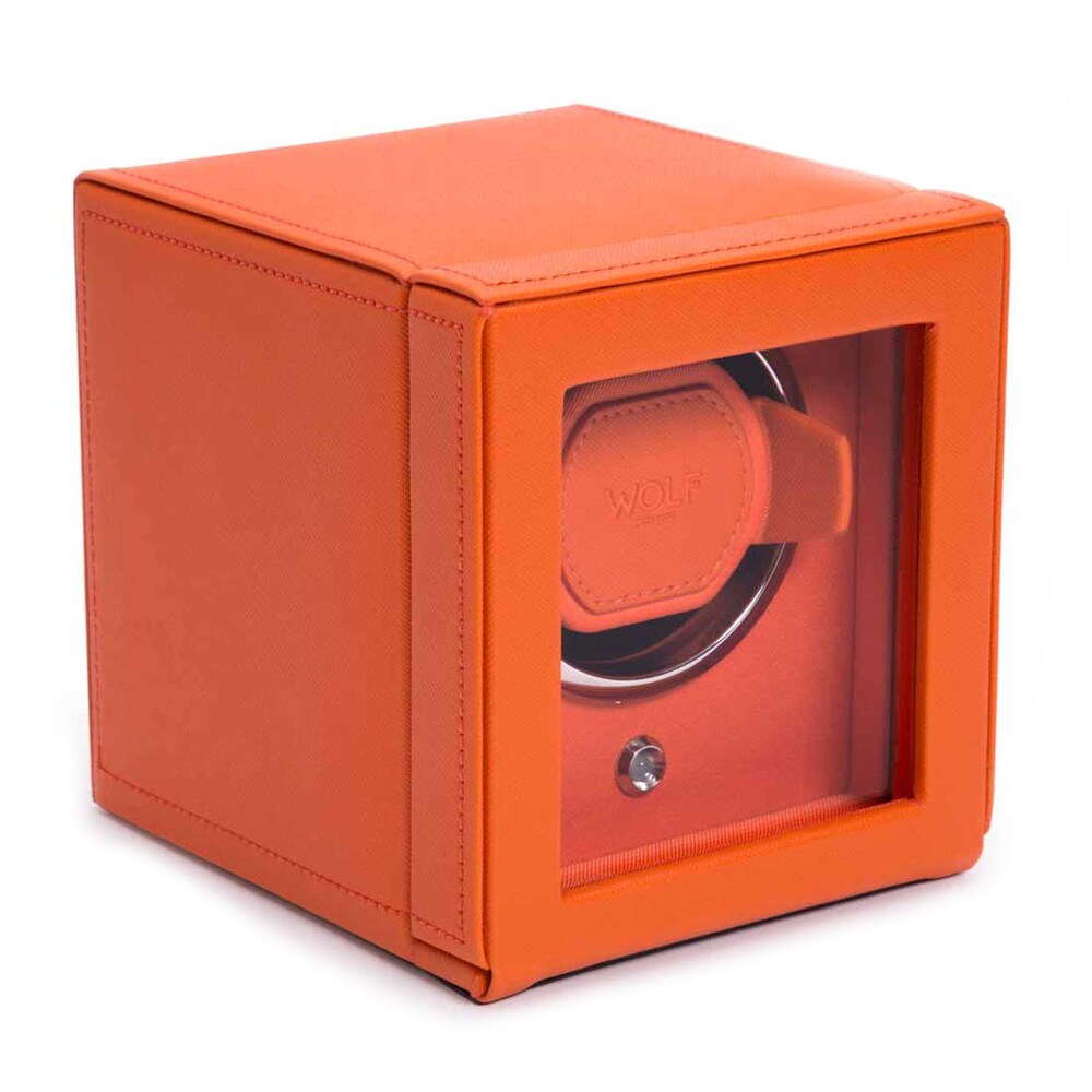 WOLF Cub Single Watch Winder with Cover lHW8YNYh