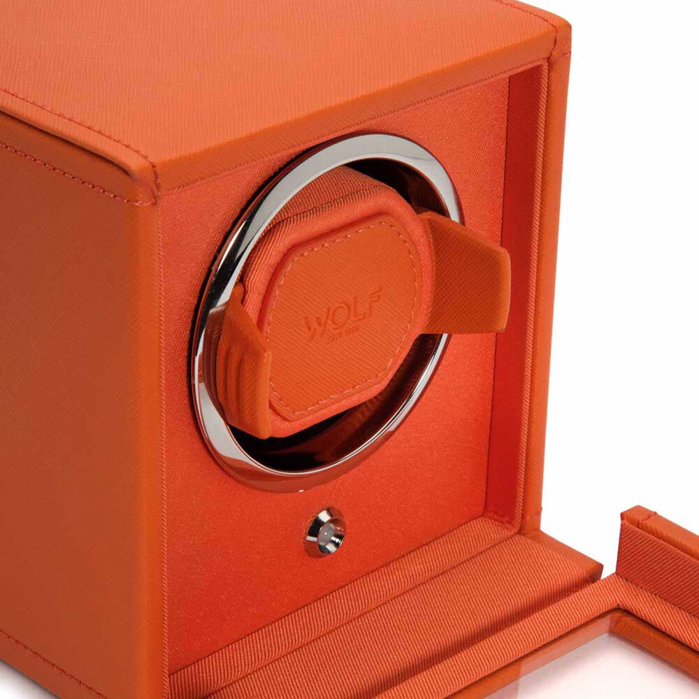 WOLF Cub Single Watch Winder with Cover lHW8YNYh