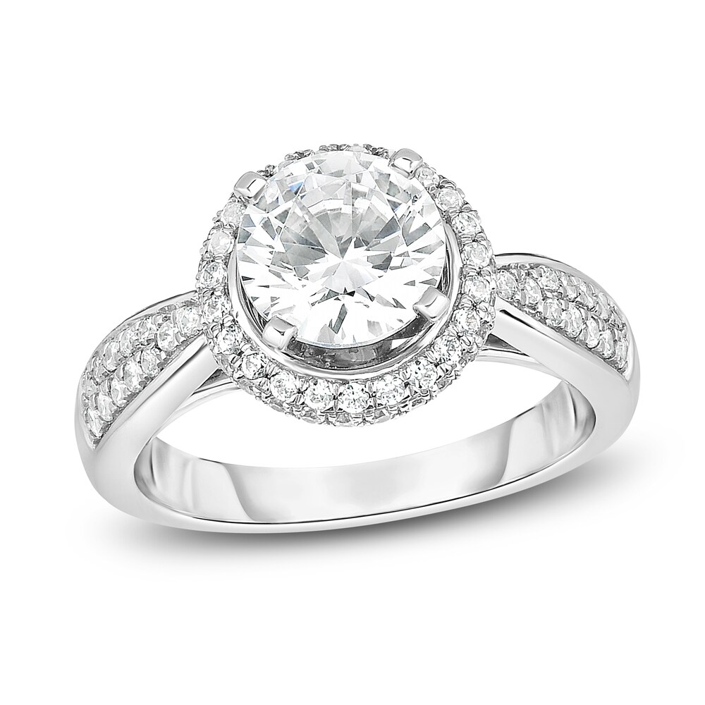 Diamond Engagement Ring 2 ct tw Round 14K White Gold lZTNcAgu