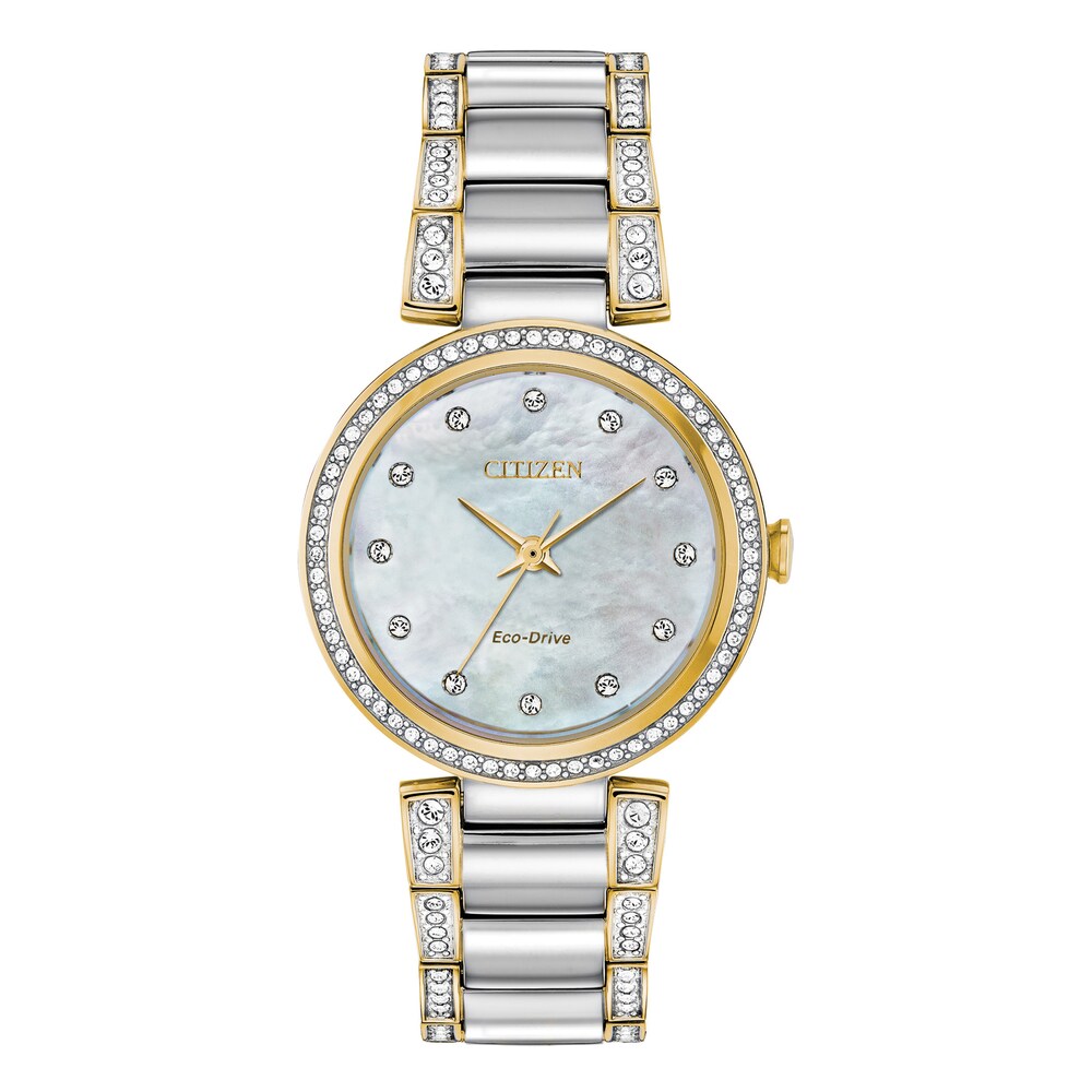 Citizen Silhouette Crystal Women's Watch EM0844-58D ldIz4SK1