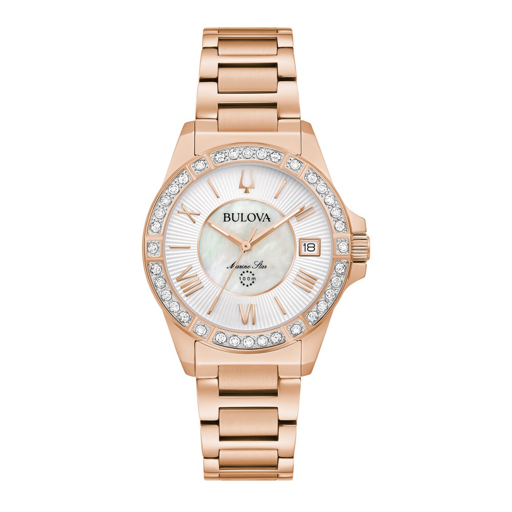 Bulova Marine Star Women's Watch 98R295 mSlnNoh6