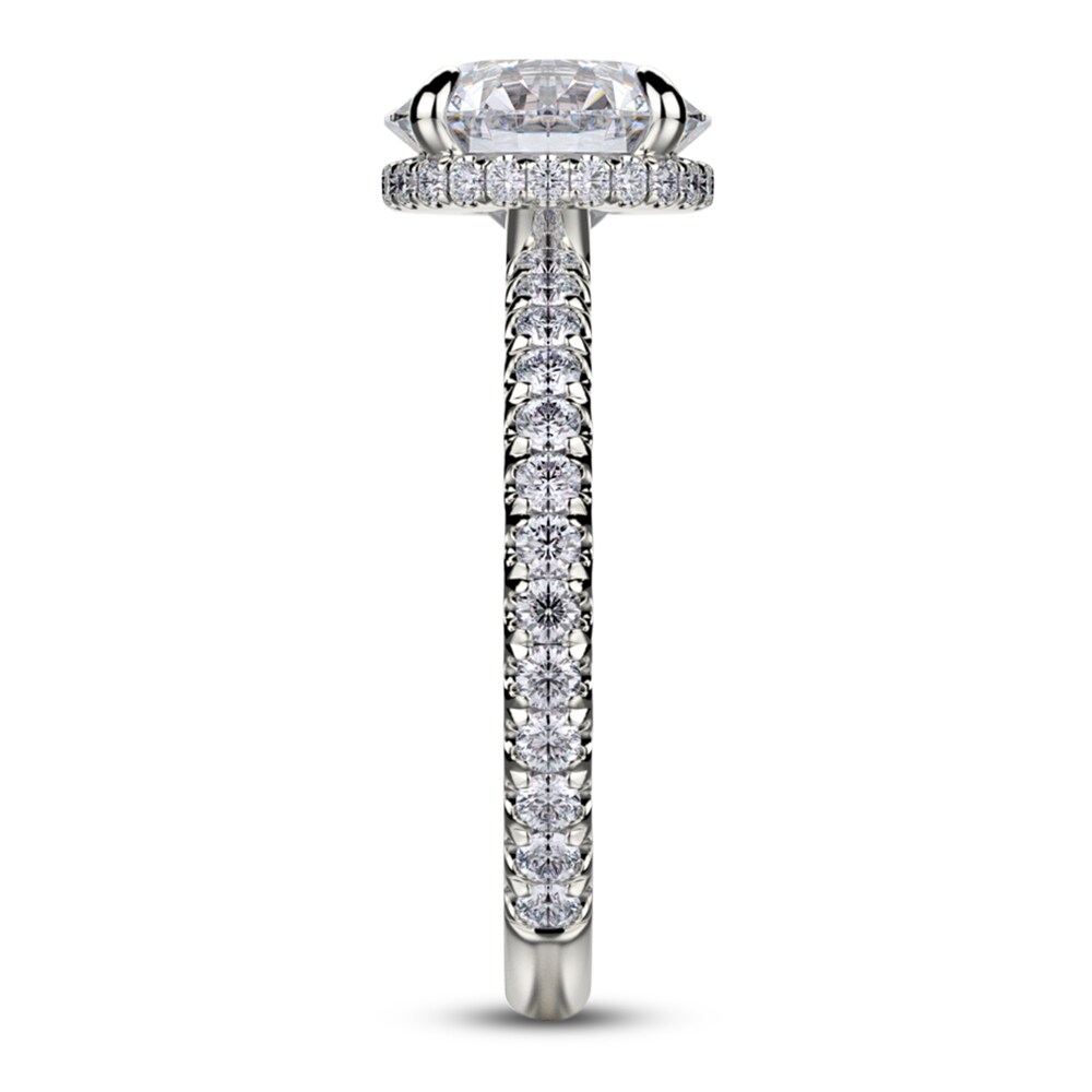 Michael M Diamond Engagement Ring Setting 1/3 ct tw Round 18K White Gold (Center diamond is sold separately) mpJev1pV