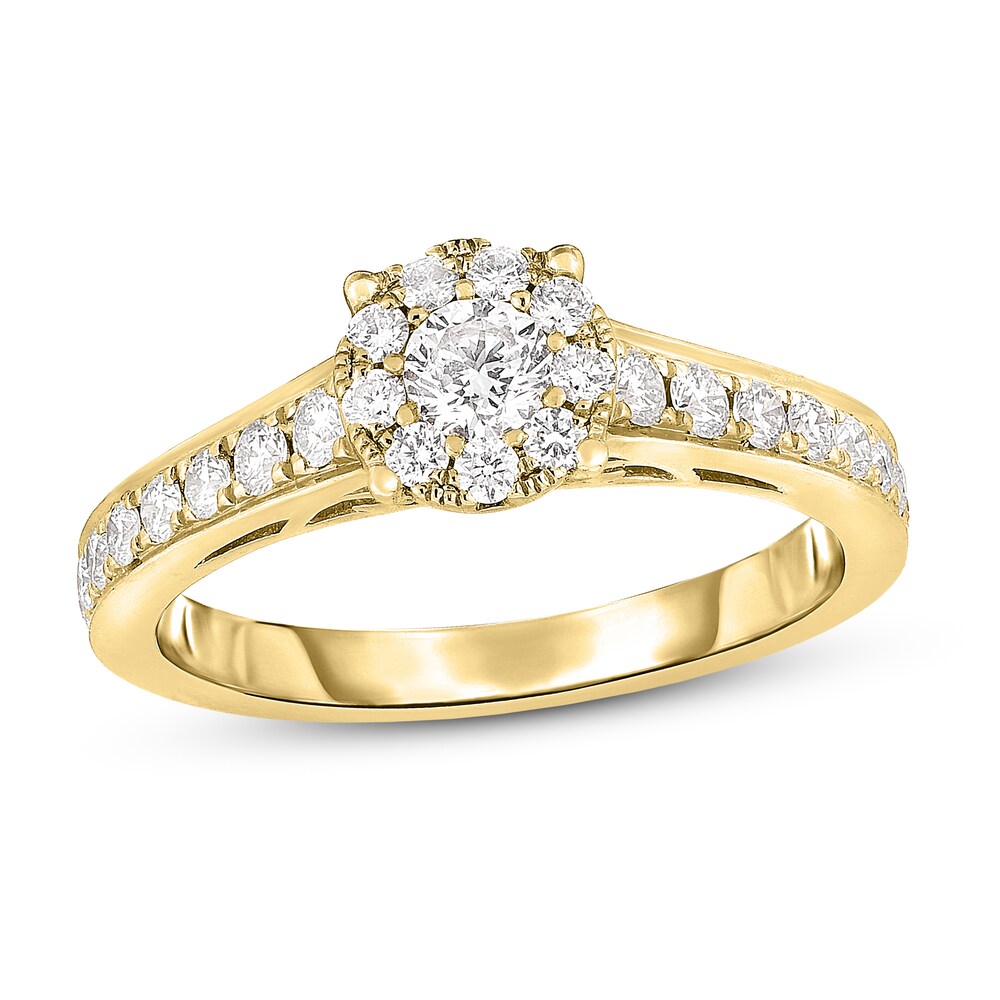 Diamond Ring 5/8 ct tw Round 14K Yellow Gold n9qGaFxZ