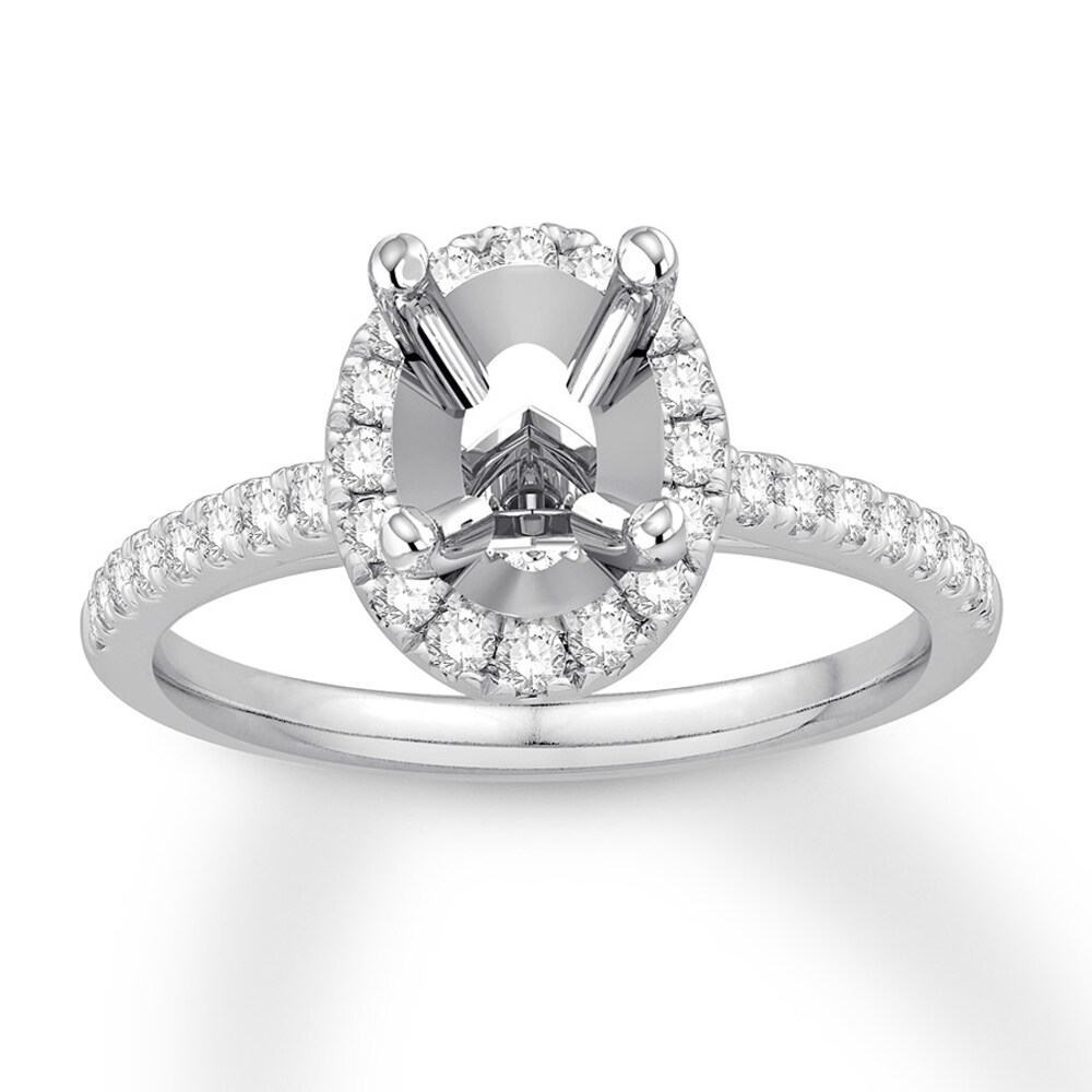 Diamond Ring Setting 3/8 carat tw 14K White Gold nWa3ktV8