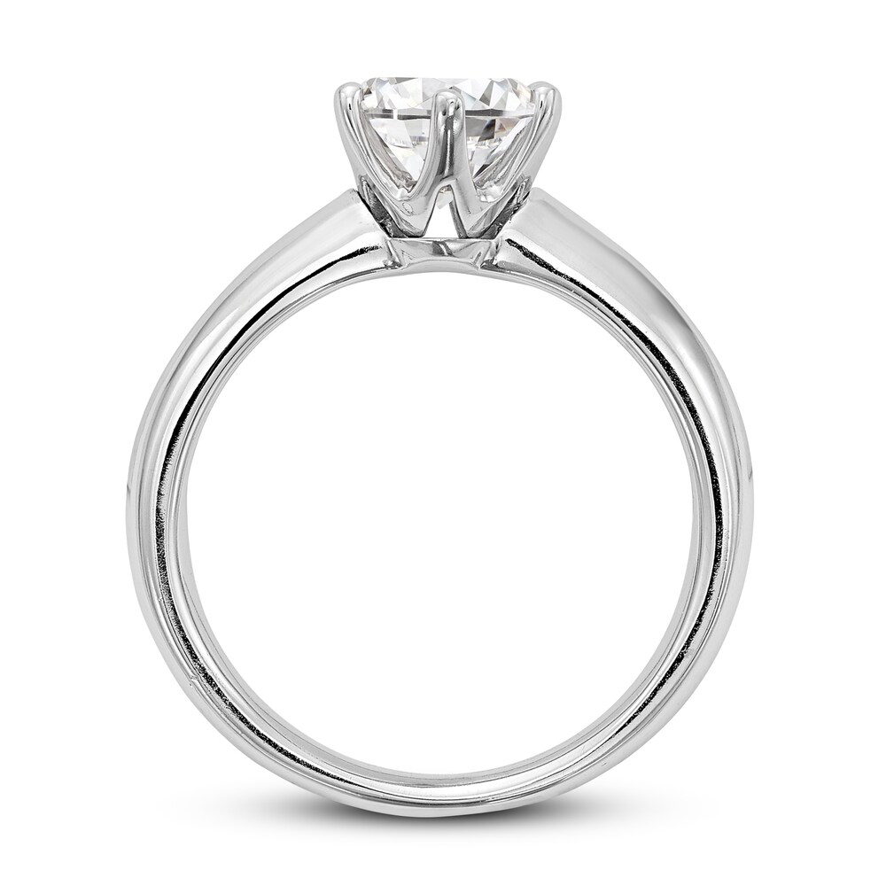 Diamond Solitaire Engagement Ring 1 ct tw Round 14K White Gold (I1/I) nok3dfxC