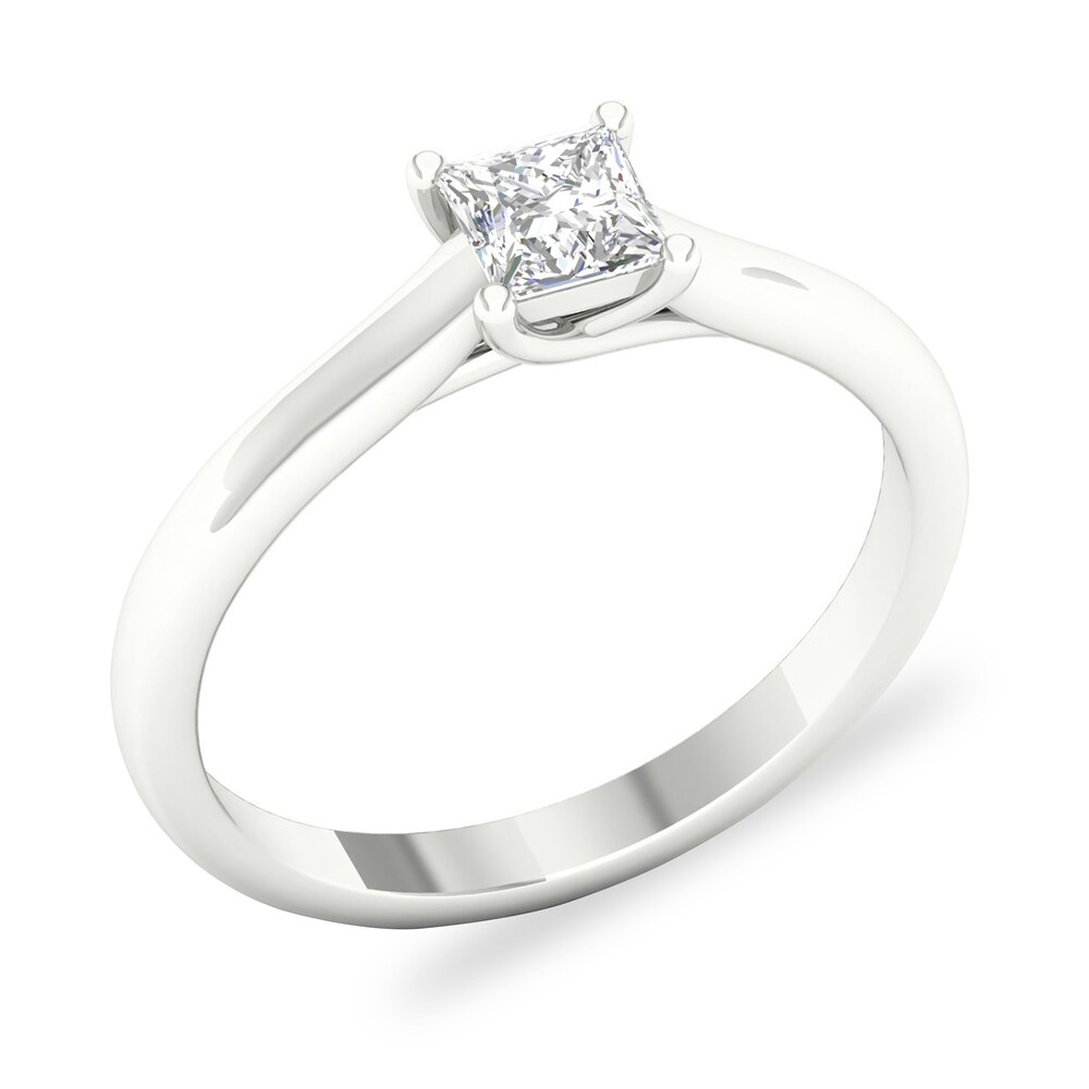 Diamond Solitaire Ring 3/4 ct tw Princess-cut Platinum (SI2/I) nworKdvp