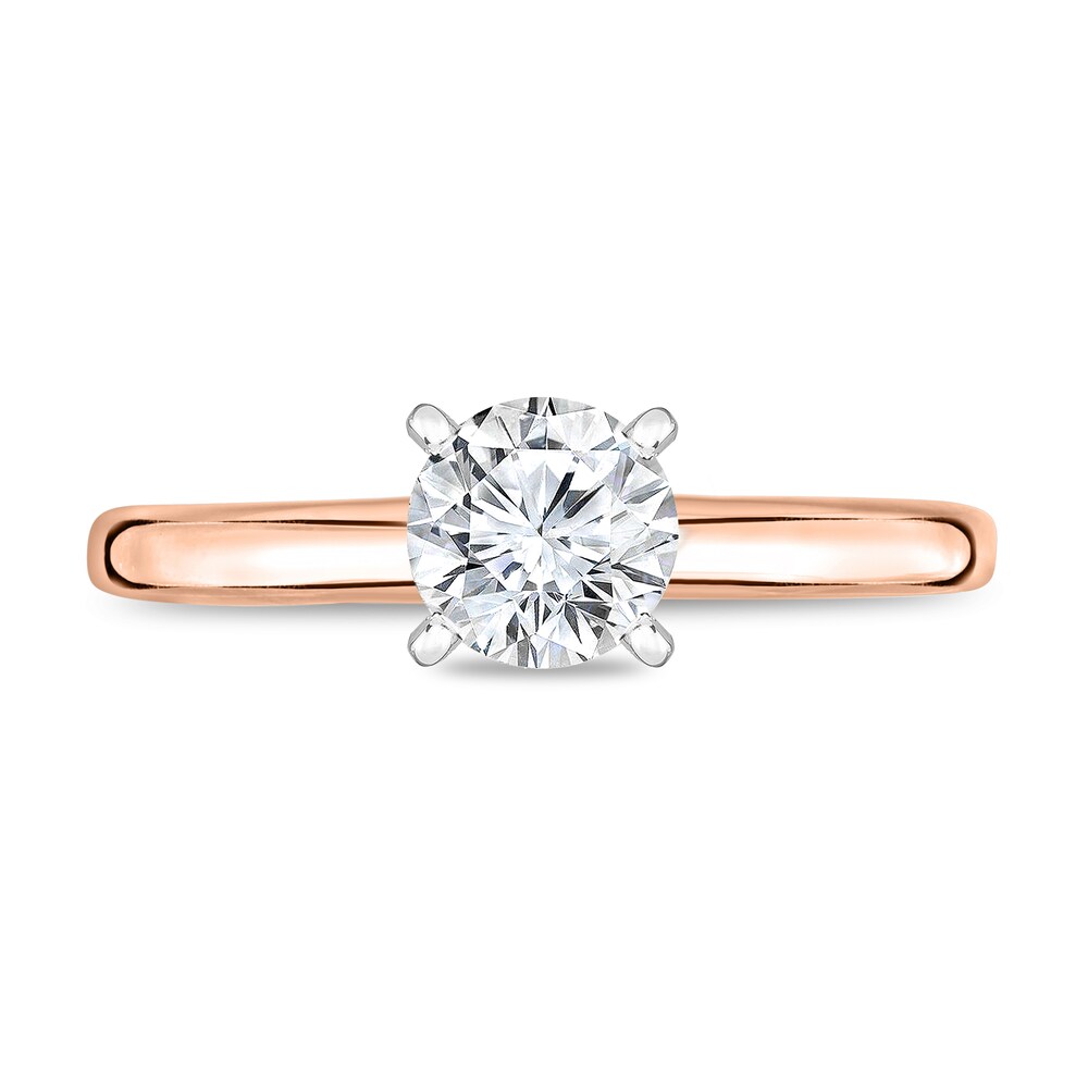 Diamond Solitaire Ring 1/3 ct tw Round 14K Rose Gold (I1/I) odmieb4x