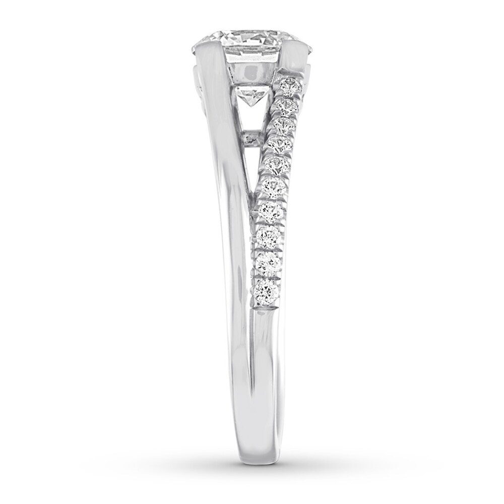 Diamond Engagement Ring 1-5/8 ct tw Round 14K White Gold pG2KtdHh
