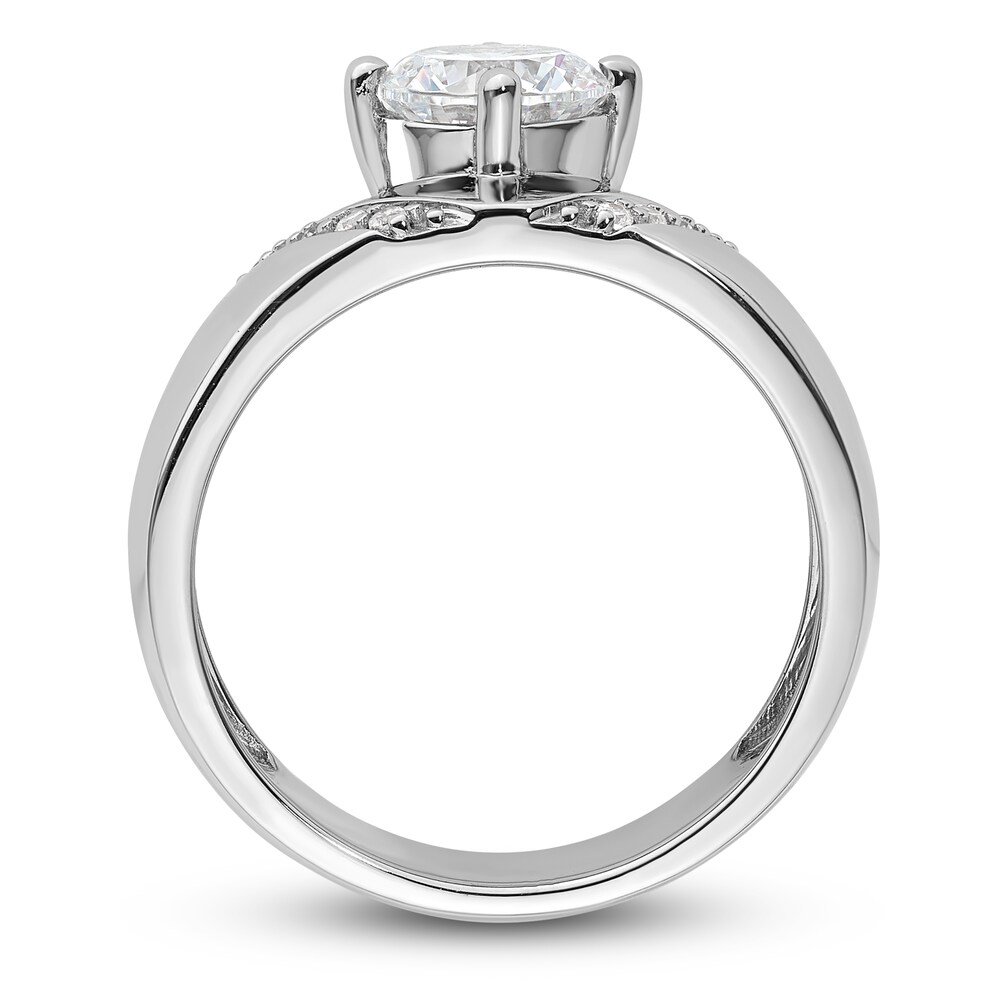 Diamond Engagement Ring 1-1/10 ct tw Round 14K White Gold qGhBIHpO