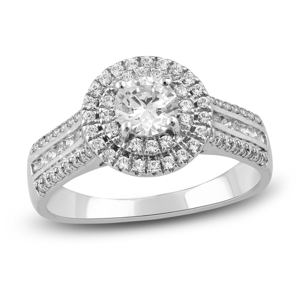 Diamond Engagement Ring 1 ct tw Round 14K White Gold qHhHBggp