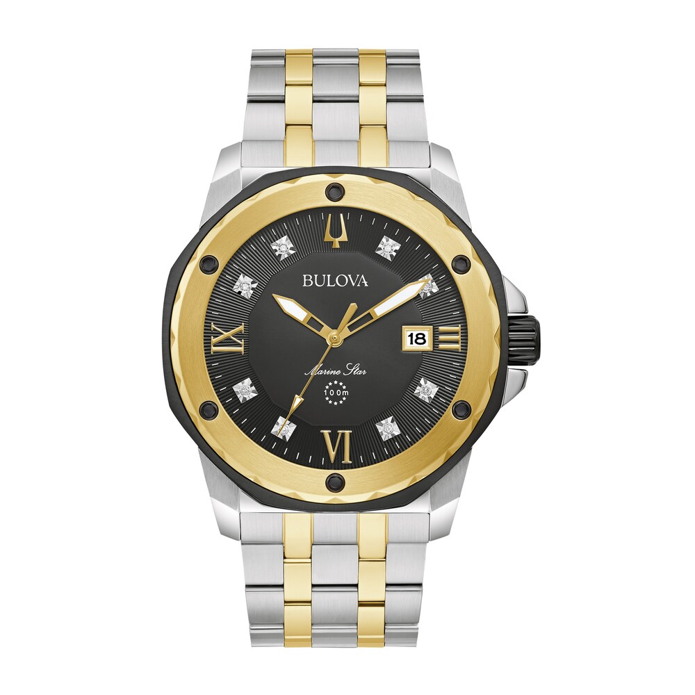 Bulova Marine Star Men's Watch 98D175 qP24Xsl6