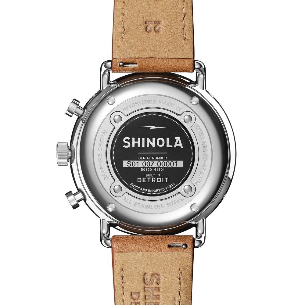 Shinola Canfield 45mm Watch S0120141501 qQF1ioiJ