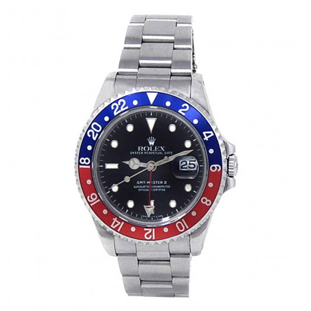 Previously Owned Rolex GMT Master II Men\'s Watch qU28QzHH