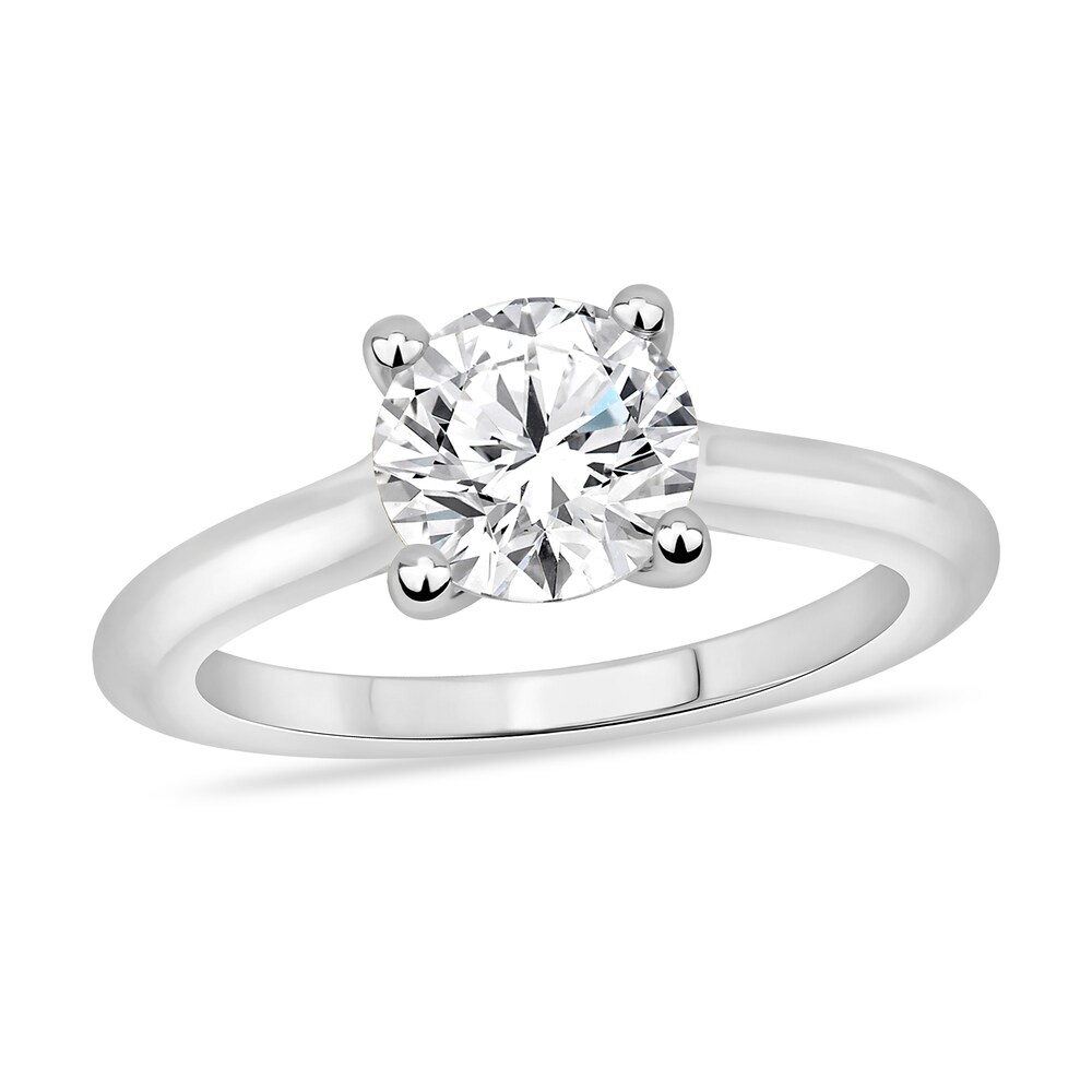 Diamond Solitaire Engagement Ring 3 ct tw Round-cut 14K White Gold (I2/I) qWYyy4Ai