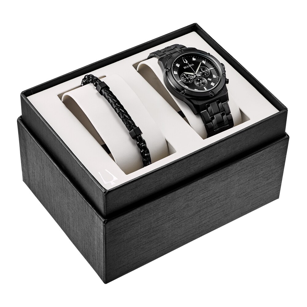 Bulova Men's Chronograph Box Set 98K105 qvuv0wK6